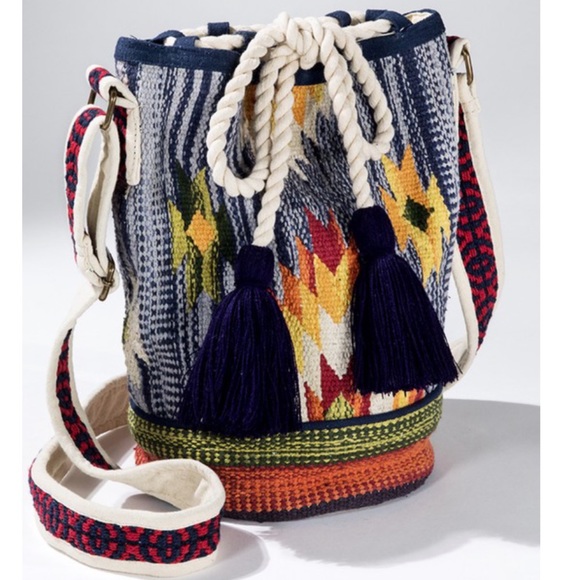 Handbags - BOHO CHIC BUCKET BAG ~ Denim